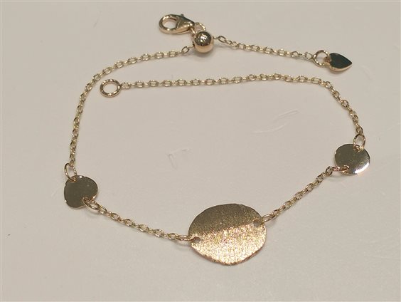 Bracciale Gazzola in Oro giallo BROGFBATTUTAMONICM11 - BROGFBATTUTAMONICM11